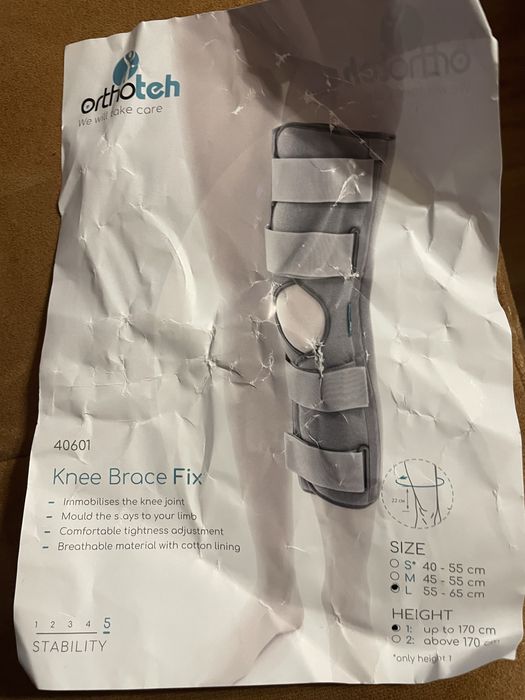 ортопедична шина за крак, коляно + подаръца