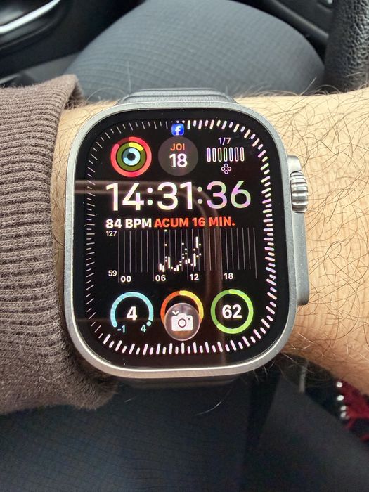 Apple watch ultra 1 in stare excelenta pret redus cateva zile !