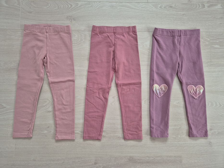 Запазени клинове с мъхеста вътрешност и джинси за момиче 98,104 и 110