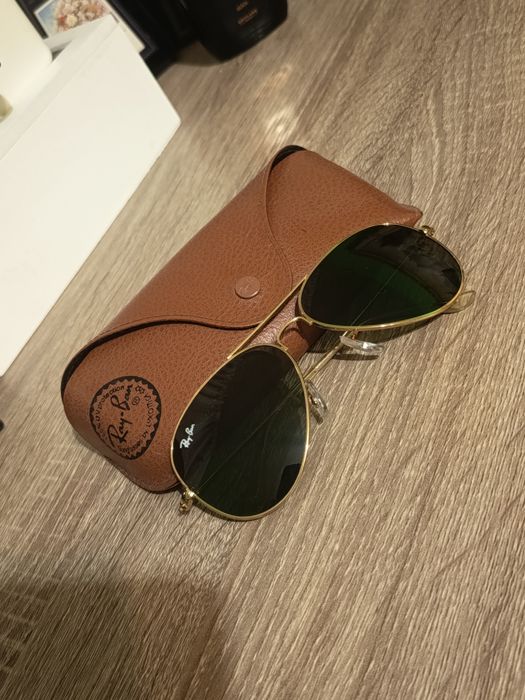 Ochelari Autentici Ray-Ban Aviator Condiție Buna + Toc