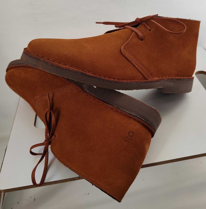 Ghete chukka 43 41 40 premium PURO EGO NOI piele naturala moale camel