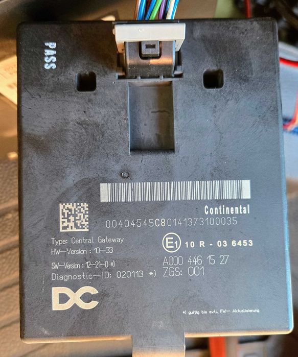 Calculator Central Gateway MB Actros Mp4