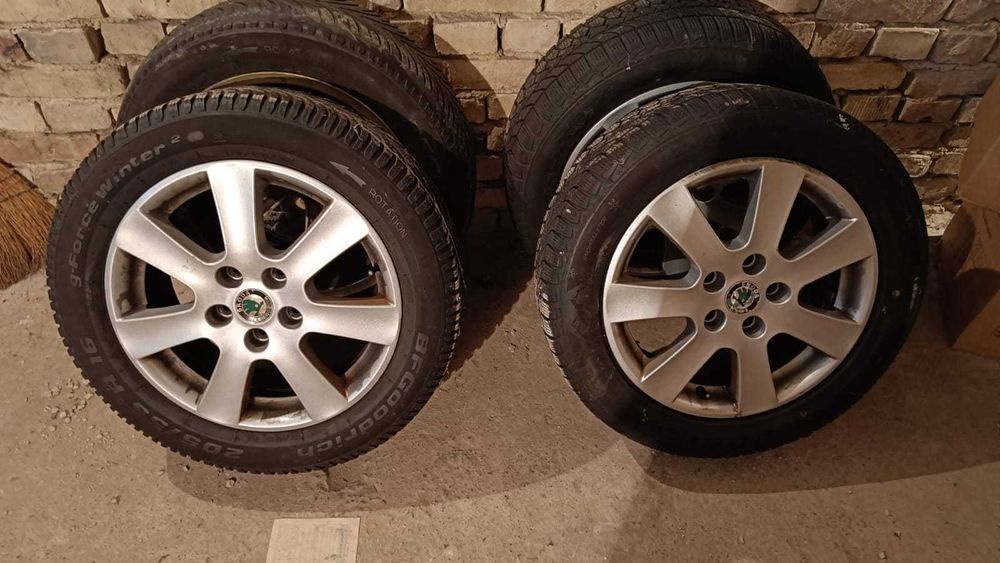 Зимни гуми за Шкода Октавия 1Z. 205/55/R16
