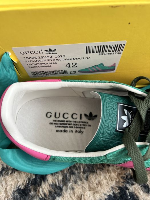 adidas x Gucci Gazelle “Monogram Green”