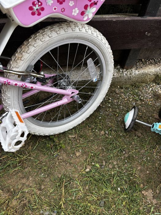 Bicicleta fetite, roti 18” pentru varsta 5+ ani