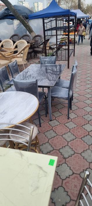 Камплектта 6 та стул 1 стол бор цэхдан оптом нархларда харид килинг