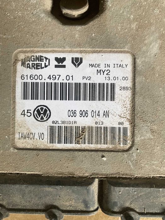 Компютър еку ecu електронен блок двигател Golf 4 1.4 16v