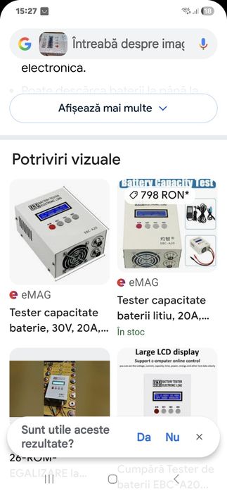 Incarcator cu echilibrat baterii