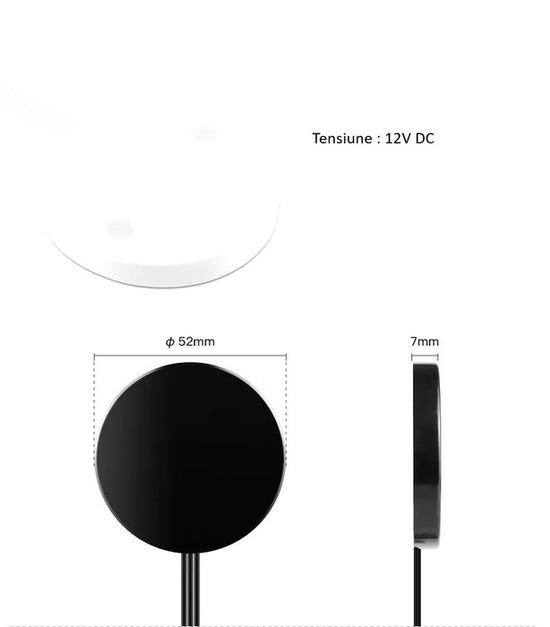 Intrerupator cu variator dimmer led senzor tactil nu necesita gaurire