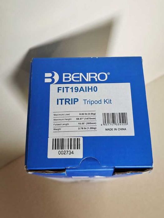 статив Benro iTrip FIT19AIH0 с ябълковидна глава