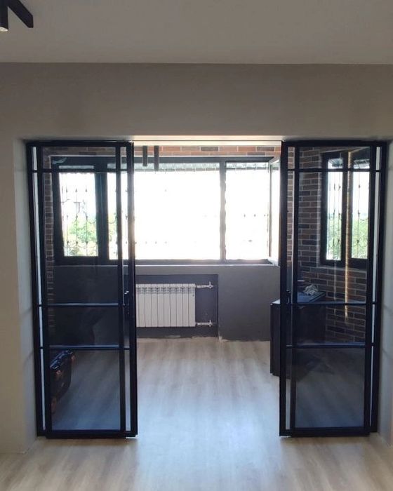 Лофт, перегородки, гармошка, купе двери, раздвижные