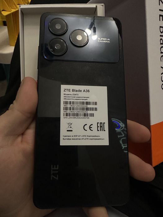 ZTE Blade A36 64gb 12gb ram