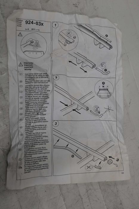 Греди за таван / Алуминиеви греди багаж CRUZ