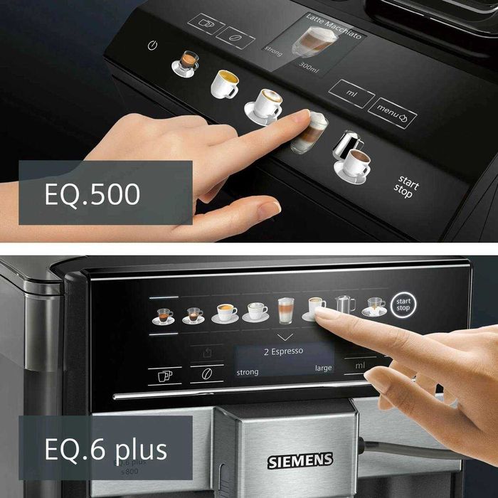 Кофемашина Siemens EQ.6 Plus s500 черный