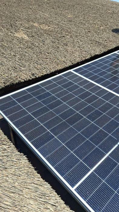 Установка солнечный панели