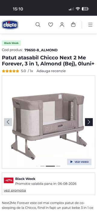 Patut Chicco co-sleeping