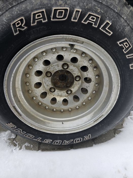 Jante aluminiu / cauciucuri 5x139.7 r15 samurai jimny vitara