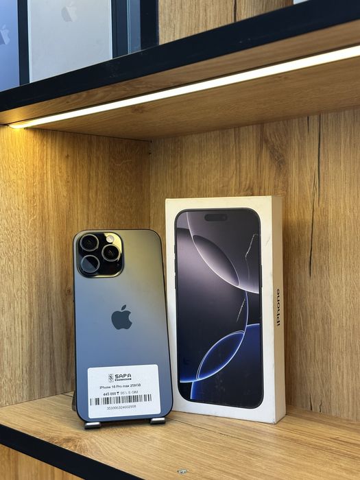 айфон 16 про макс черный е сим