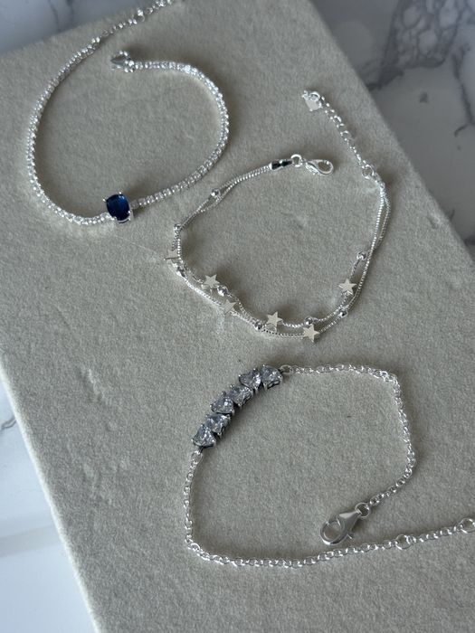 Set de 3 bratari silver 925 new new