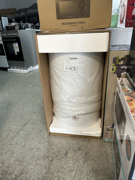 Безплатна доставка Нов Вертикален Бойлер 80 Литра МUHLER 5г. гаранция