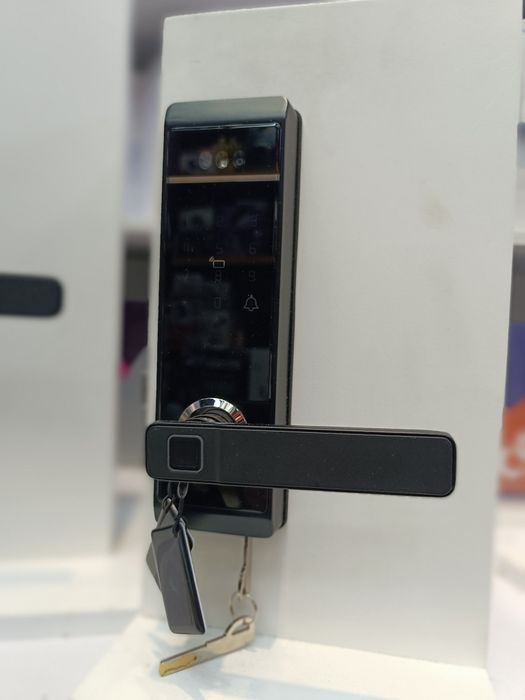 FACE ID замок бюджетный вариант открывание лицо ,карта,пин код ,ключ