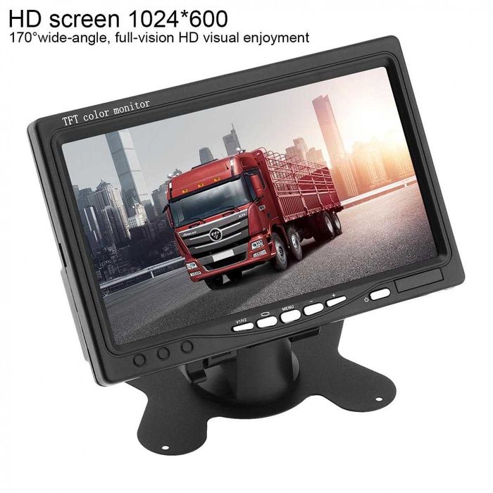 7 инча монитор за автомобил с два входа за камери .