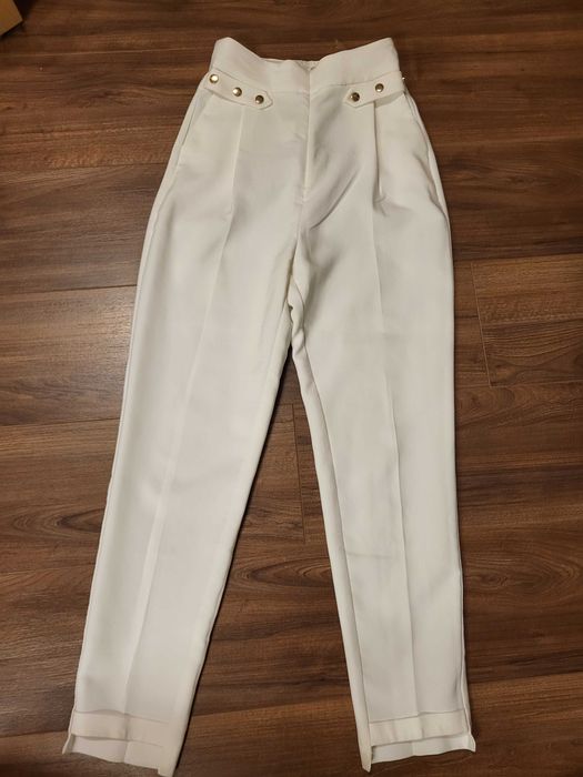 Junona дамски панталон в бяло