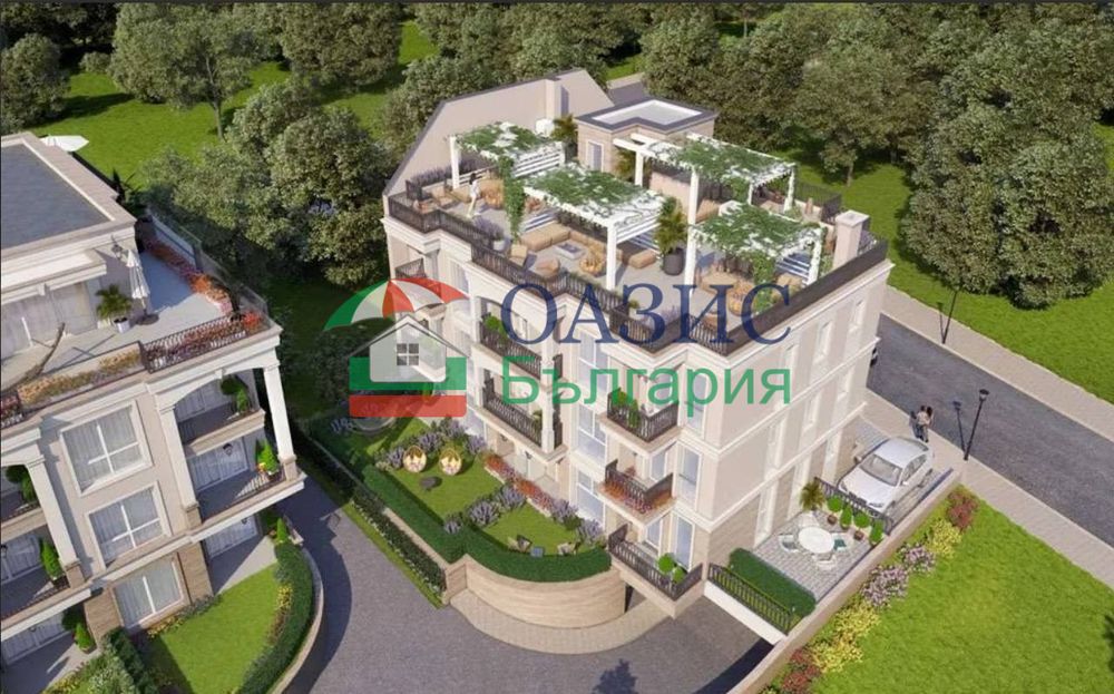 Апартамент с една спалня и двор в новата сграда "Созопол Резиденс Фортуна", Созопол, 61.4 кв.м + двор 17.07 кв.м,