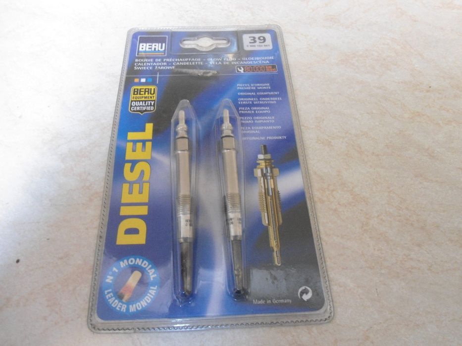 2 Bujii incandescente Beru (Alfa Romeo, Fiat,Lancia)
