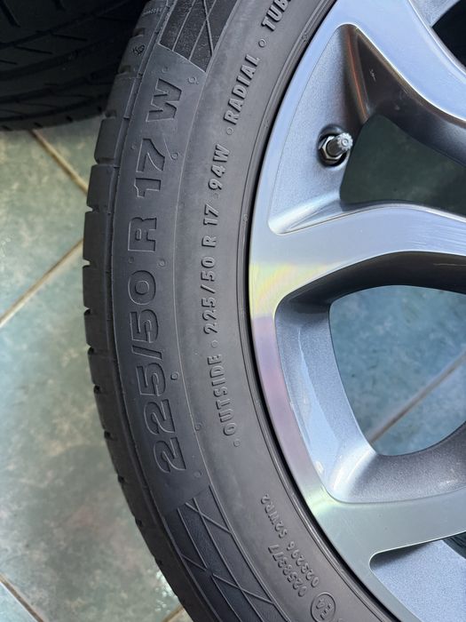 Jante aliaj R17 originale Mercedes C-Class W205 CLA 225/50/17 vara