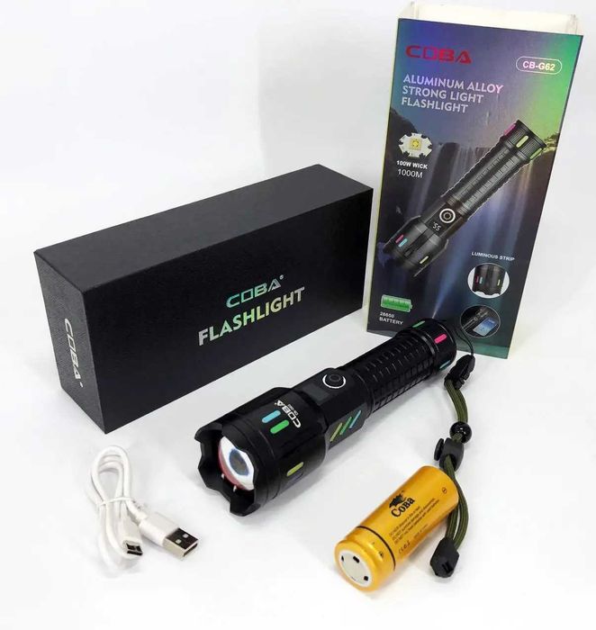 Lanterne led tip Laser telezoom afisaj electronic ,raza 800 metri
