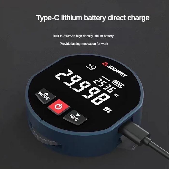 2 in 1 da lazerli gʻildirakli oʻlchagich. Роликовый лазерный дальномер