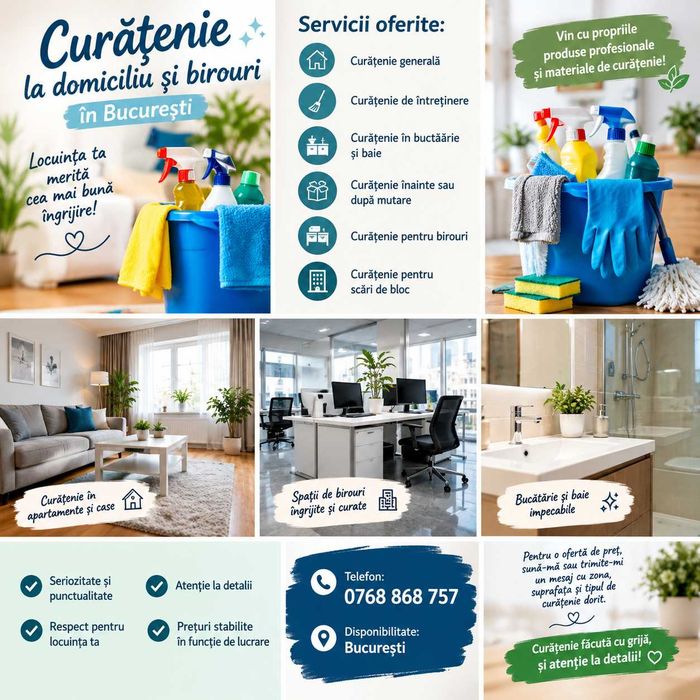 Servicii curetenie