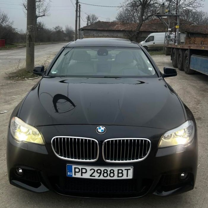 Предна Броня BMW БМВ F10 F11 M-Tech Отвори Парктроник Грундирана НА СКЛАД!