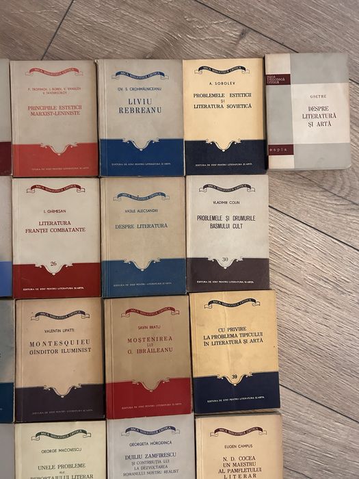 Colectie de 31 de carti de critica si teorie literara