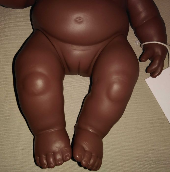Papusa / Bebelus anatomic , realist, Nou, afro-american