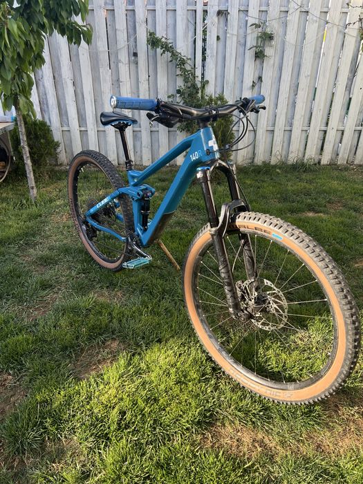 Bicicleta full suspension enduro cube stereo 140 race conditie buna