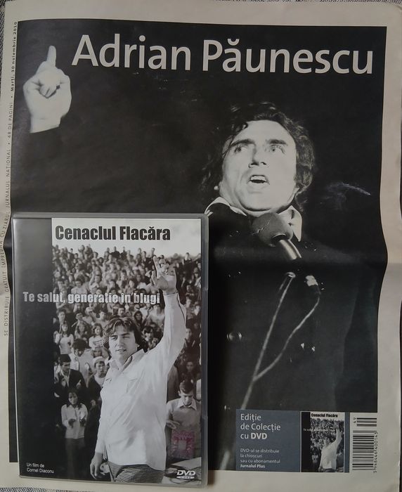 Revista Adrian  Paunescu+ DVD Cenaclul Flacara
