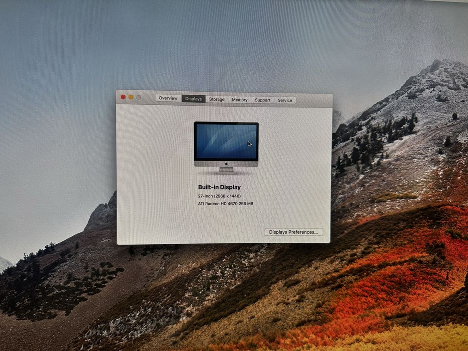 Страхотен iMac 27" (Late 2009) - 1TB HDD Перфектен 2K екран