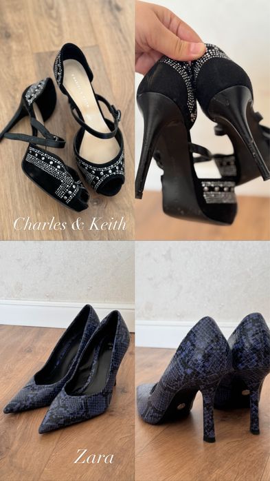 Charles & Keith, Zara. Туфли на выход