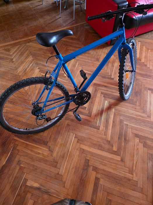 Bicicleta MTB DHS 26'' + MTB Btwin 20'' albastre