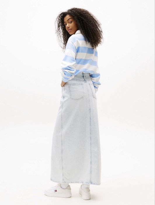 Tommy jeans long jeans skirt XS S