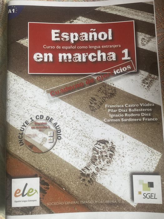 Испанский, рабочая тетрадь 1;2 для студентов,