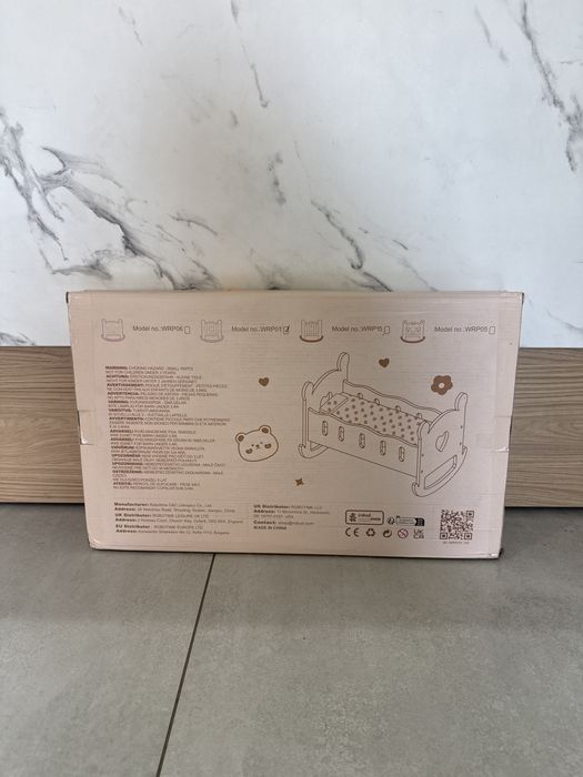 Leagan de jucarie pentru papusi Model Rocking Doll Cradle