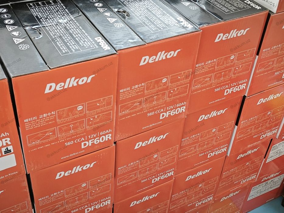 Аккумулятор DELKOR 60Ah (ORIGINAL) Lacetti | Nexia | Gentra