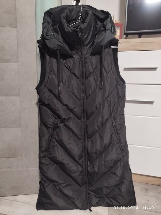 Vesta lungă iarna cu puf, Northfinder, femei.