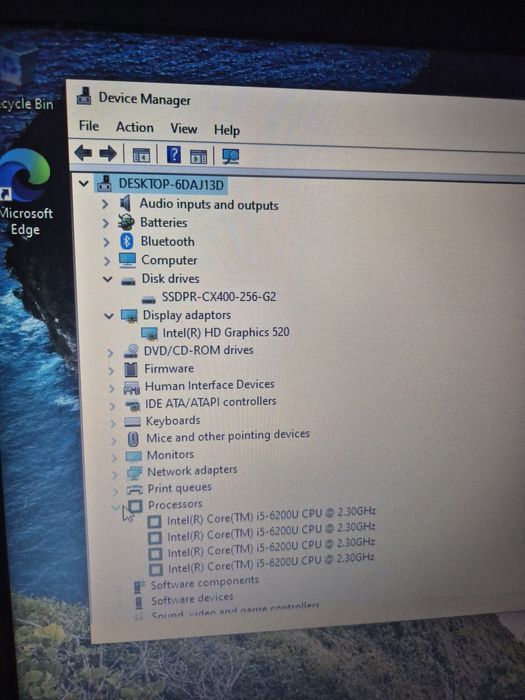 Laptop Fujitsu i5 ssd ddr4