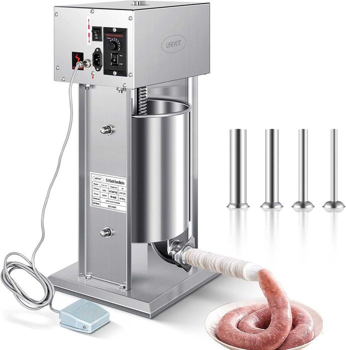 Carnatar Electric Profesional 20L / 25L Integral Inox | Umplut Cârnați | HoReCa