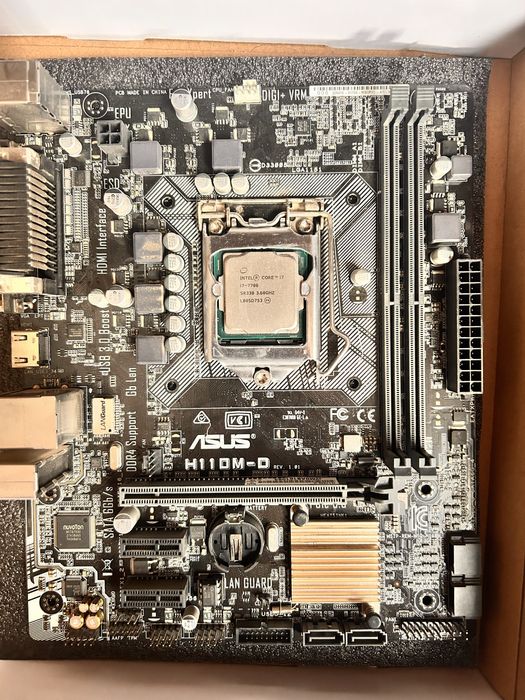 I7-7700 вместе с материнской платой