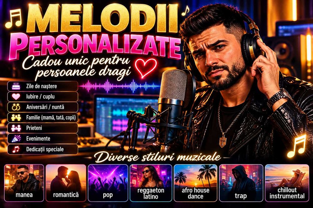 Melodii personalizate – Cadou unic pentru persoana iubită